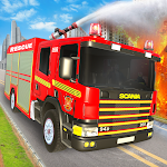 Cover Image of Download 911 Rescue Fire Truck 3D Sim  APK