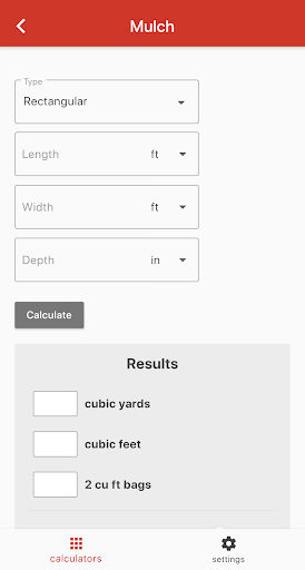 Landscaping Calculator Screen 3