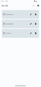 Captura 1 My QR android
