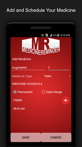 Screenshot of Daily Medicine Reminder