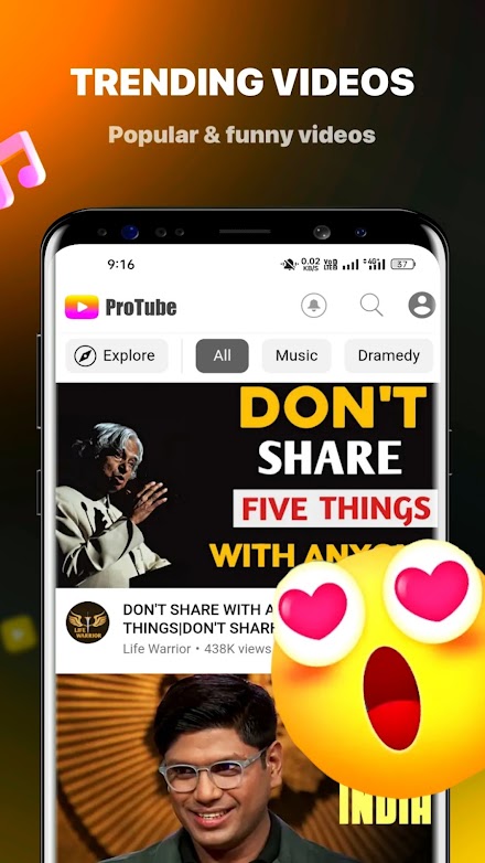 ProTube : Block Ads MP3 Player Screen 3