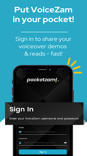 Android application PocketZam screenshort