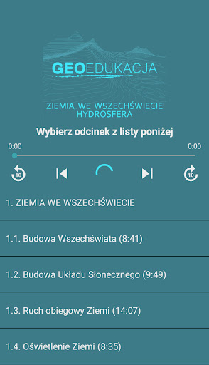 Android application Hydrosfera-Wszechświat-offline screenshort