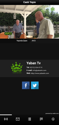 Android application Yaban TV screenshort