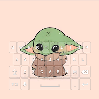 Baby yoda keyboard