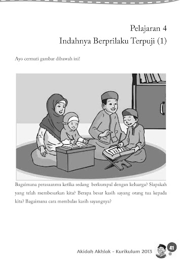 Buku Kelas 4 MI Akidah Akhlak