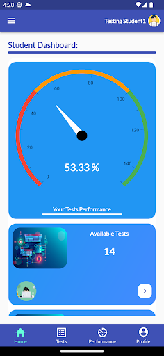 Android application Test Maker Online screenshort