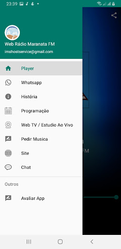 Android application Web Rádio Maranata FM screenshort