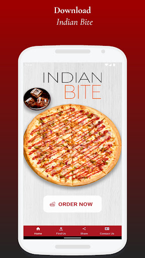 Android application Indian Bite screenshort