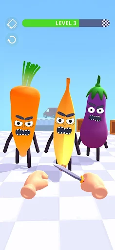 Hit Tomato 3D - Knife Master - Screenshot 1
