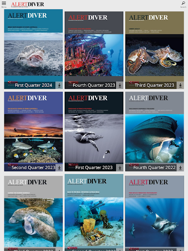 Android application Alert Diver screenshort