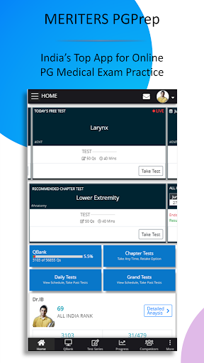 Android application MERITERS PGPrep - NEET PG | IN screenshort