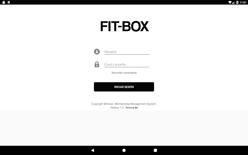 Android application Hoster FIT BOX screenshort