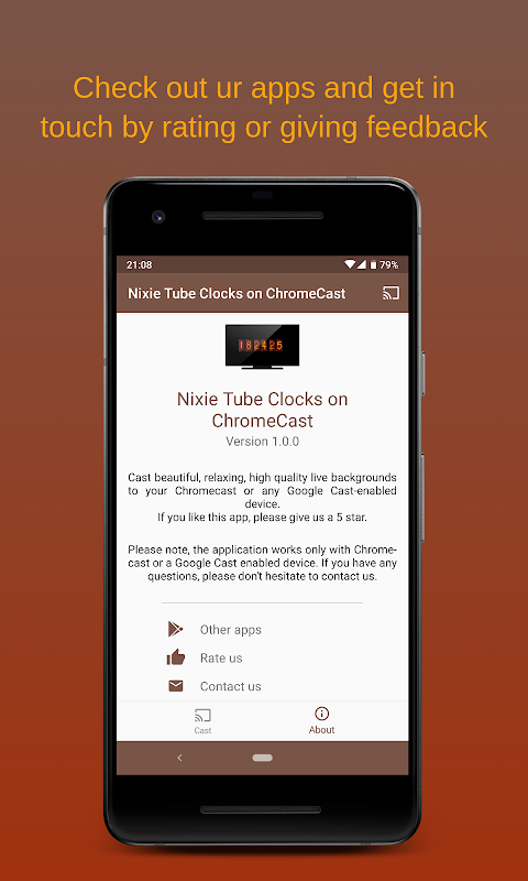 NixieTube Clocks on Chromecastのおすすめ画像4