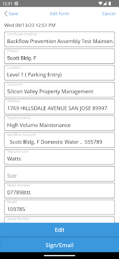 Backflow Pro Screen 2