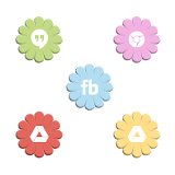 VM14 Mixed Pastel Flower Icons icon