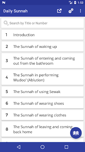 Android application Daily Sunnah of Prophet (ﷺ) screenshort