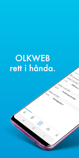 Android application OLKWEB Lærling screenshort