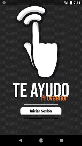Android application Te Ayudo Proveedores screenshort