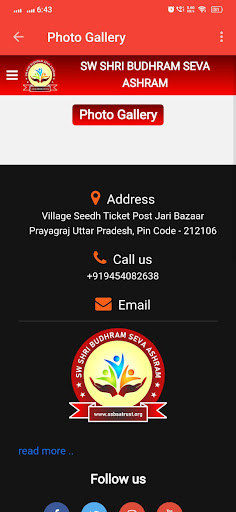 SW SHRI BUDHRAM SEVA ASHRAM Screen 3