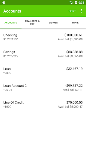 NWB Mobile Banking Screen 3
