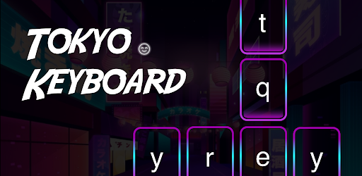 Neon Led keyboard - Tokyo Them