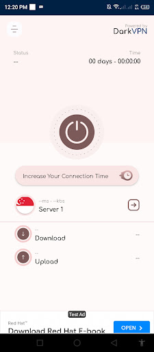 Android application Algo UDP VPN screenshort