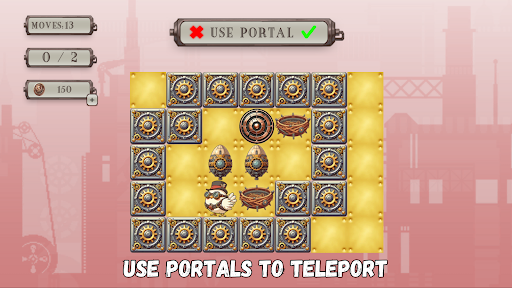 Steampunk Sokoban Puzzle