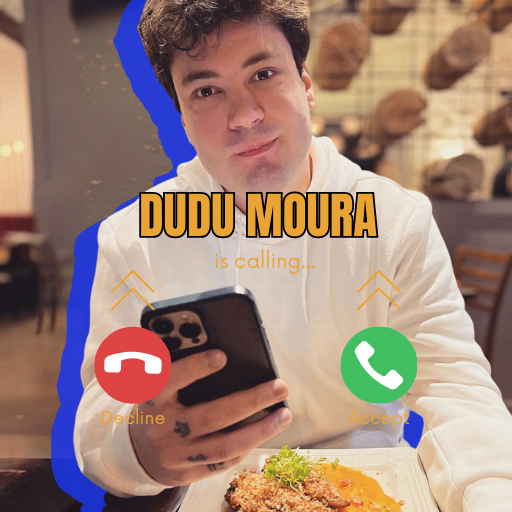 Chamada Falsa Jogo Dudu Moura logo