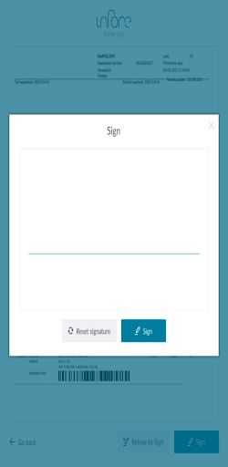 Android application Infore Digital Sign screenshort