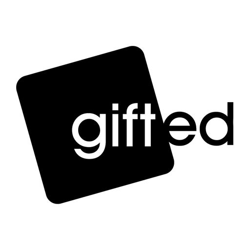 GIFTED - designed brands logo