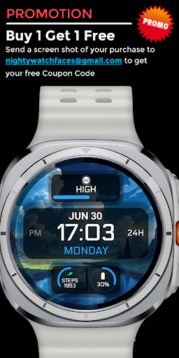 Night 105 - watch face screenshot 4