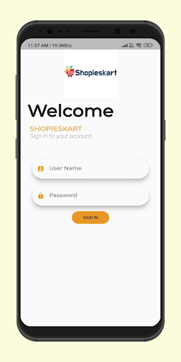 Android application ShopiesKart Delivery screenshort