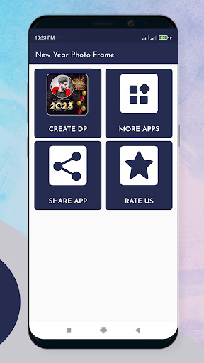 Android application New Year Photo Frame 2023 screenshort