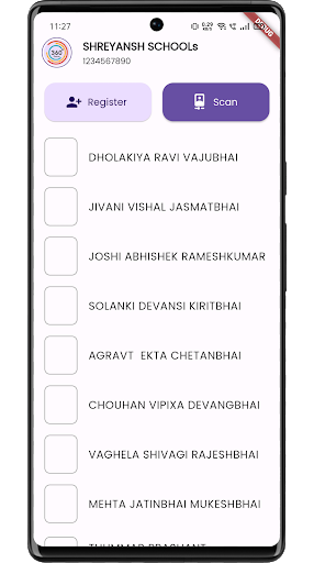 Android application 360EMS Attendance screenshort
