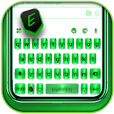 Green Metal Keyboard Background icon