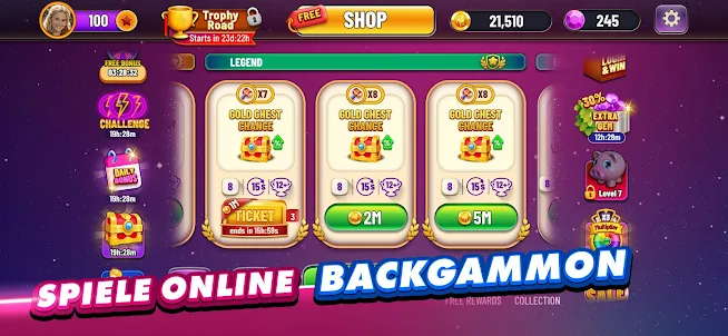 Backgammon Plus: Brettspiele