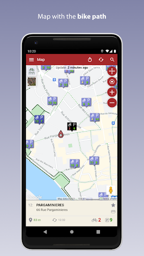 Android application Toulouse Vélos screenshort