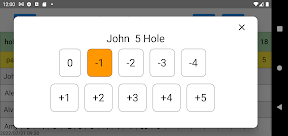 Golf & Mini-Golf Scorecard screenshot