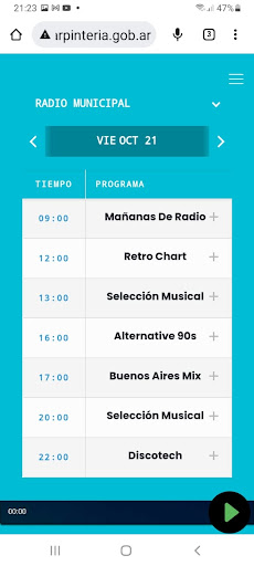 Radio Municipal de Carpintería Screen 3