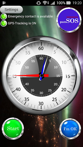 Android application panSOS - Emergency App screenshort