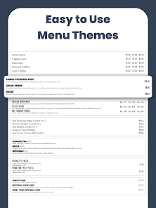 Captura de Pantalla 20 Menu Maker: Design Menu Cards android