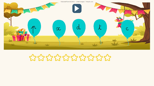 Nom des lettres Screen 3