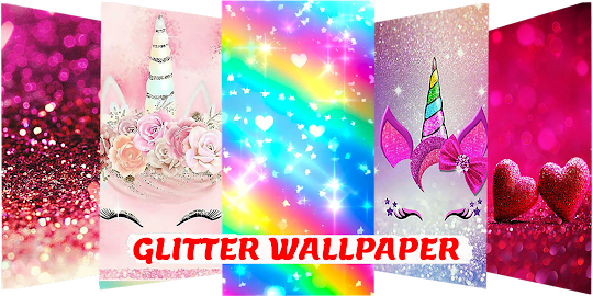 glitter wallpaper for girls