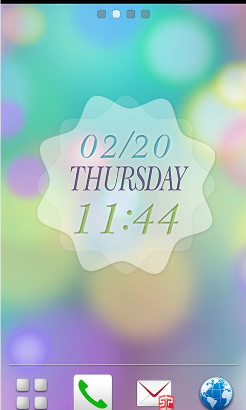 Android application Pastel ball screenshort