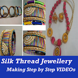 Silk Thread Jewellery Making Step by Step VIDEO icon