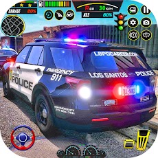 Police Car Sim Cop Game 2024のおすすめ画像1