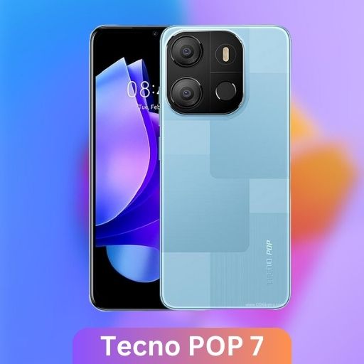 Tecno POP 7 Wallpaper, Themes Logo