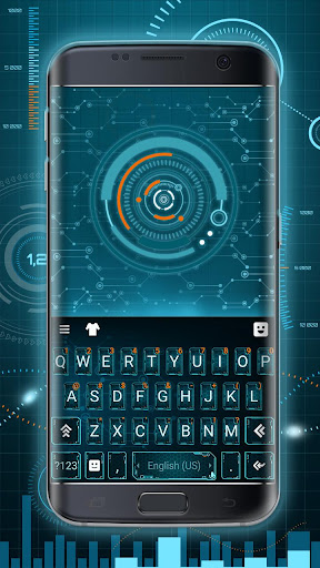 Hologram 4d Keyboard Theme 6.0.1117_8 screenshots 1