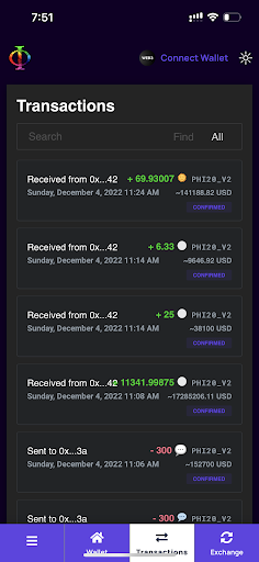 PHI Network Multi-Chain Wallet Screen 3